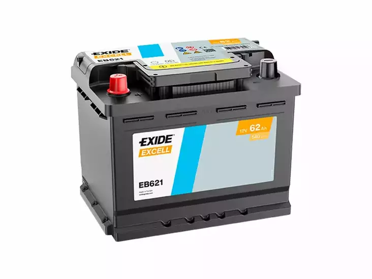 EB621 EXIDE EXCELL 62AH 242X175X190 +/- 540A - Yleisosat ja tarvikkeet - 44871 - 1