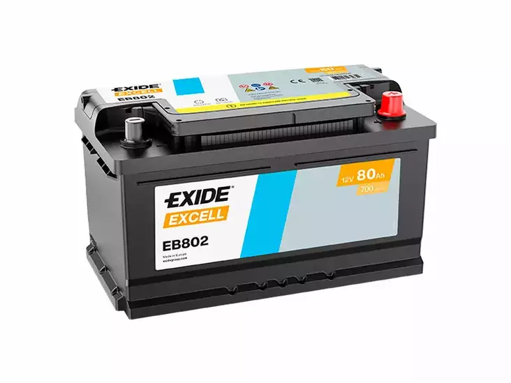 EB802 EXIDE EXCELL 80AH 315X175X175 -/+ 700A - Yleisosat ja tarvikkeet - 45081 - 1