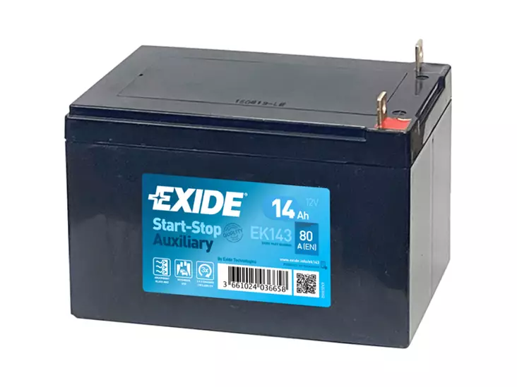 EXIDE START-STOP AUXILIARY 14AH 150X100X100 -/+ 80A - Yleisosat ja tarvikkeet - 44911 - 1