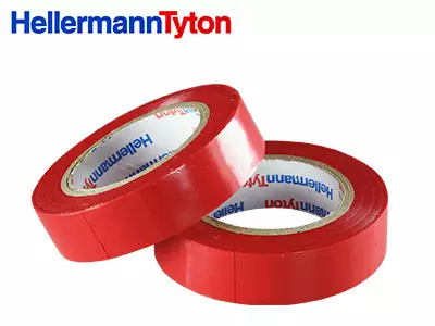 HELLERMANN SÄHKÖTEIPPI (10KPL) PUN. 15X0,15MM 10M - Yleisosat ja tarvikkeet - 49391 - 1