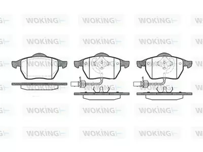 JARRUPALASARJA # WOKING ETU, AUDI, SEAT, SKODA, VW - Yleisosat ja tarvikkeet - 5871 - 1