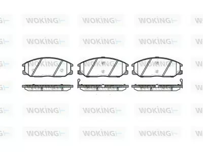 JARRUPALASARJA # WOKING ETU, HYUNDAI, SSANGYONG - Yleisosat ja tarvikkeet - 5921 - 1