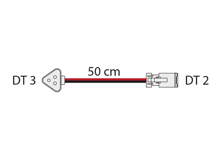 JOHTO 50CM DT-3 -> DT-2 - Yleisosat ja tarvikkeet - 51491 - 1