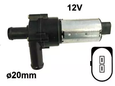 KIERTOVESIPUMPPU 12V 20MM - Yleisosat ja tarvikkeet - 77531 - 1