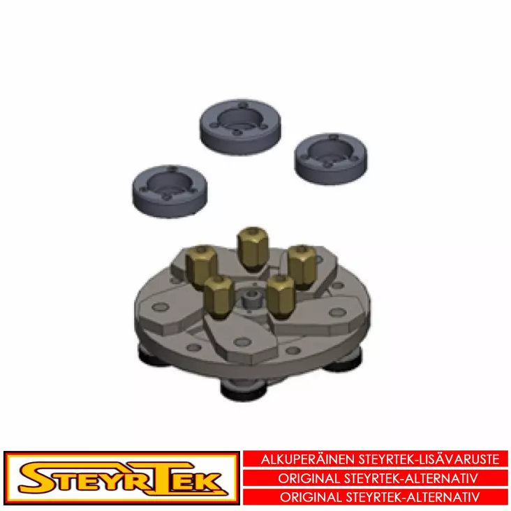 Kiinnityslaippa keskireiättömille vanteille 36 ja 40 mm akselille - Rengastarvikkeet - 115851 - 1