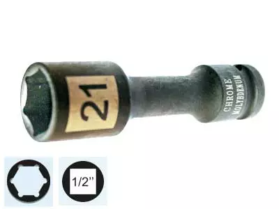 KONEHYLSY 1/2" 21 MM JATKOLLA - Yleisosat ja tarvikkeet - 8491 - 1