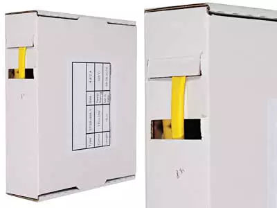 KUTISTESUKKAKELA, 10M, KELTAINEN, 4,8/2,4, 125C, UL224 - Yleisosat ja tarvikkeet - 77681 - 1