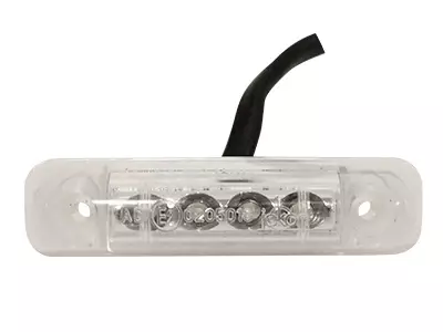 LED-ÄÄRIVALO 12V VALK. 65X16X6,5MM - Yleisosat ja tarvikkeet - 50461 - 1