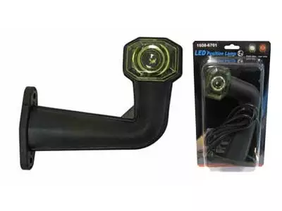 LED-ÄÄRIVALO KUMIVARSI 24V 90AST.KELT. - Yleisosat ja tarvikkeet - 50401 - 1