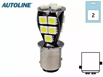 LED-POLTTIMOPARI 12V BAY15D 2,1/4,6W CANBUS 12499 # - Yleisosat ja tarvikkeet - 50531 - 1