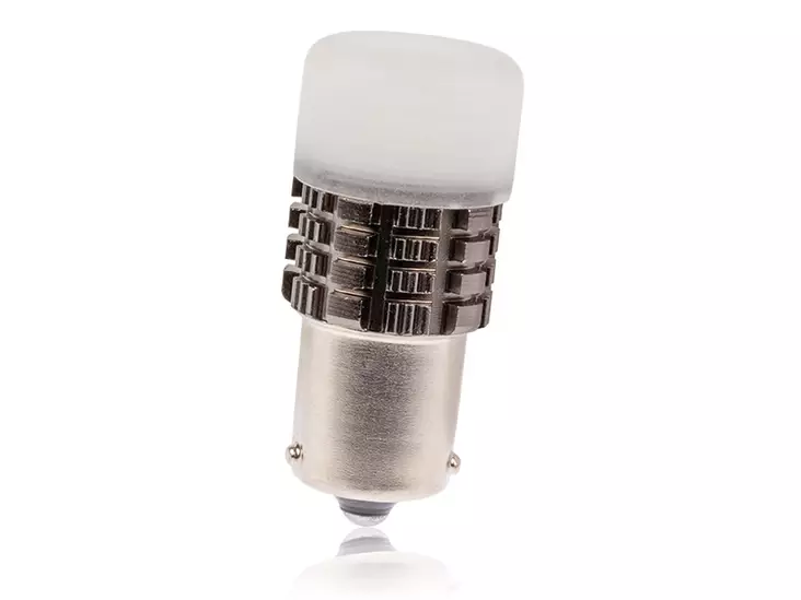 LED-POLTTIMOPARI BAU15S KELTAINEN CAN AUTOLINE - Yleisosat ja tarvikkeet - 50741 - 1