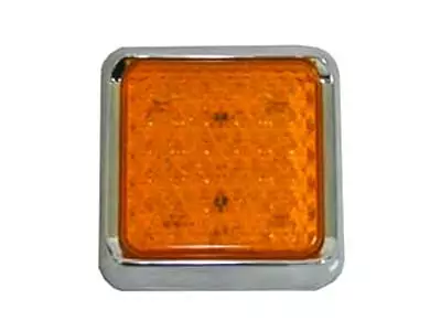 LED-TAKAVILKKU 100X100MM KELT. 24V - Yleisosat ja tarvikkeet - 51381 - 1