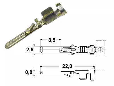 LIITIN UROS 1-2,5MM2 ERISTIMEEN VOLVO - Yleisosat ja tarvikkeet - 16441 - 1