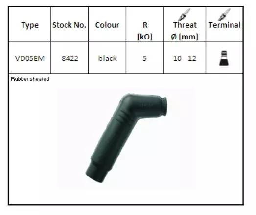 NGK spark plug cover VD05EM - Yleisosat - Tulpanhatut - 109741 - 1
