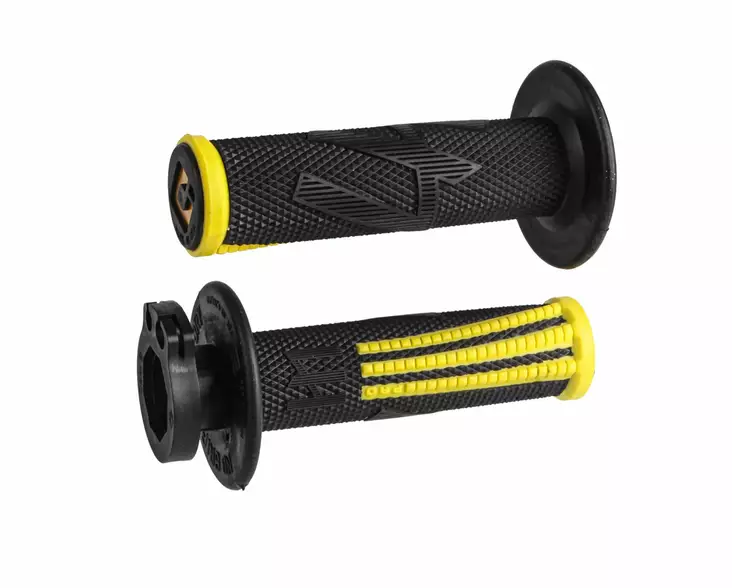 ODI EMIG PRO V2 Lock-On Grip BLACK / Yellow - Moottoripyörän Ohjaus & hallinta - 69331 - 1