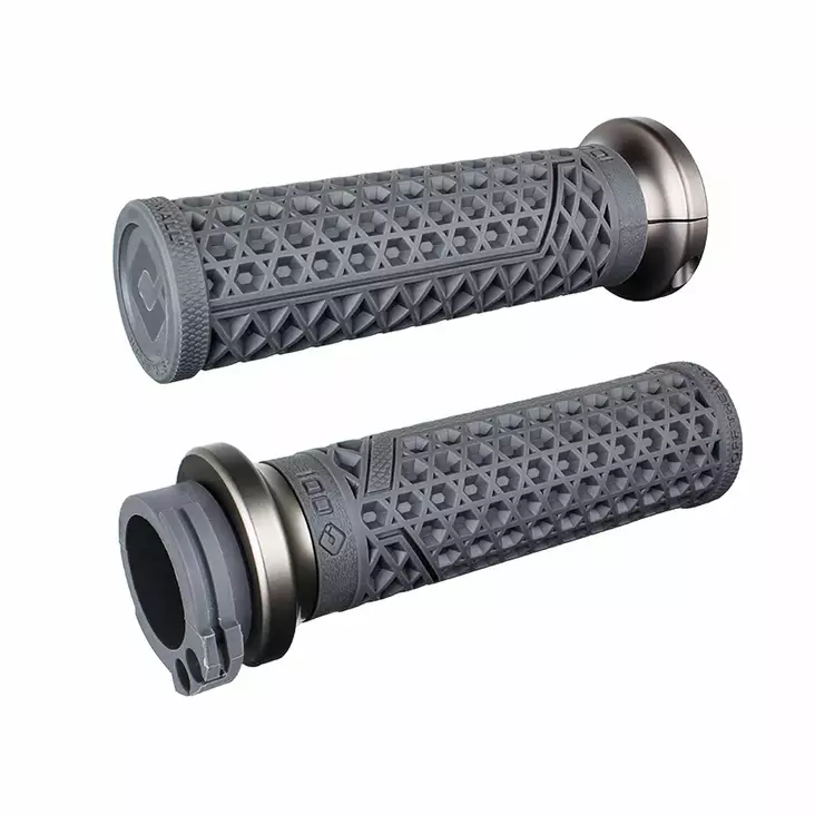ODI Street Grips V-TWIN Lock-On VANS Signature-HD Cable Graphite/Gun Metal - Moottoripyörän Ohjaus & hallinta - 81291 - 1