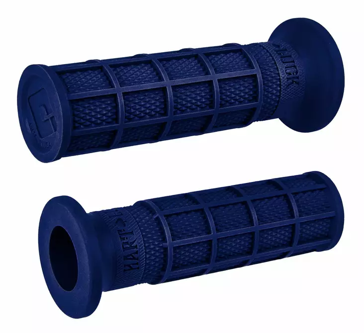 ODI Street V-Twin HART-LUCK Full-Waffle Grip Dark Blue - Moottoripyörän Ohjaus & hallinta - 80881 - 1