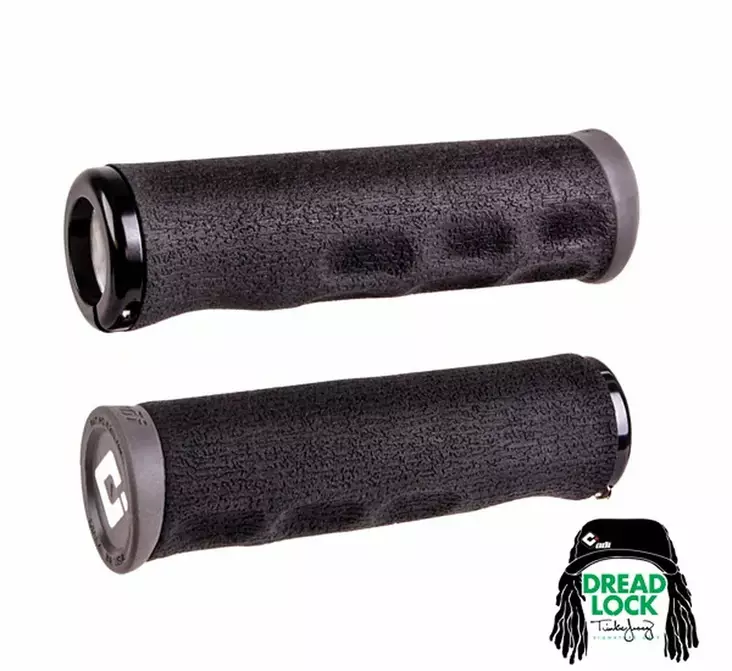 ODI Tinker Juarez-Dread Lock E-MTB Grip 130mm Black/Black - Moottoripyörän Ohjaus & hallinta - 69311 - 1