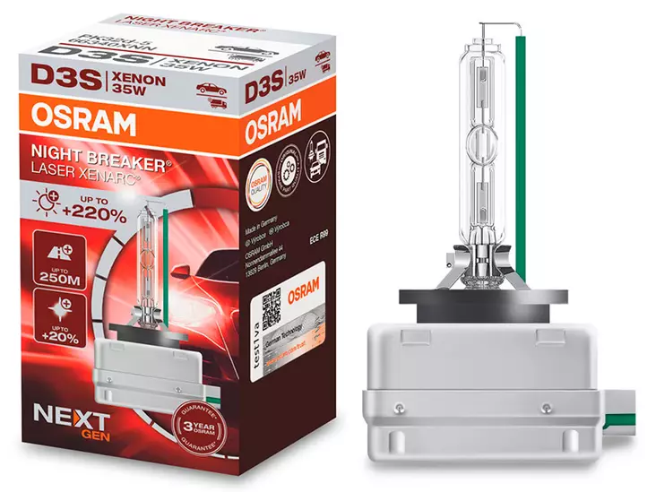 OSRAM # D3S XENARC NIGHT BREAKER LASER NEXTGEN - Yleisosat ja tarvikkeet - 73891 - 1