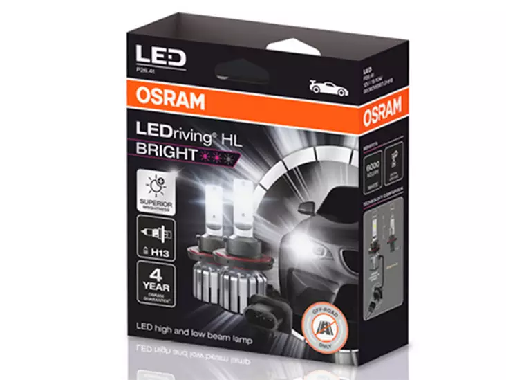 OSRAM # LEDRIVING® HL BRIGHT H13 P26.4T - Yleisosat ja tarvikkeet - 75041 - 1