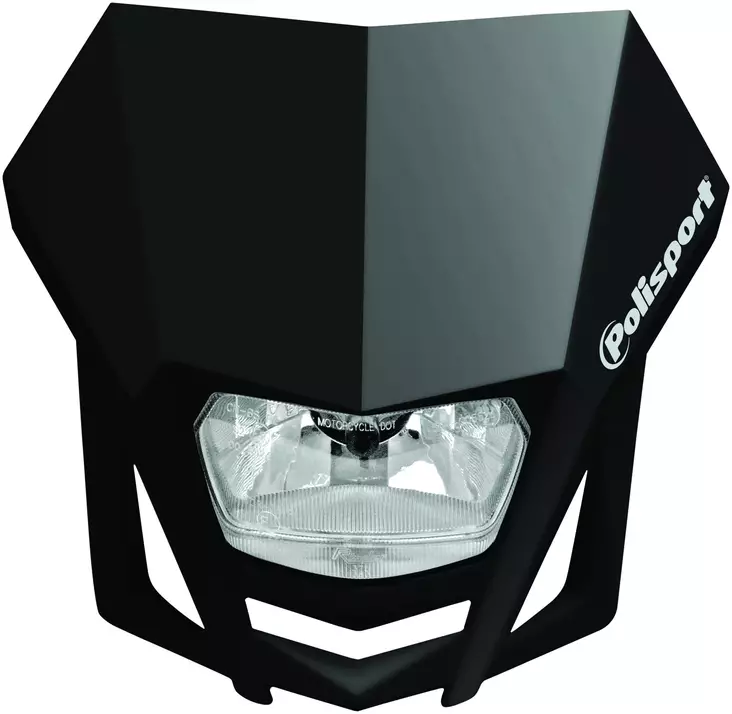 Polisport LMX etulyhty Musta (6) - Moottoripyörän Valomaskit - 105811 - 1