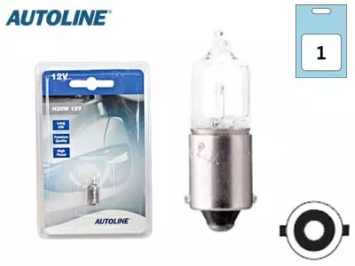 POLTTIMO AUTOLINE 12V 20W BA9S MINIHALOGEN BLISTER - Yleisosat ja tarvikkeet - 68421 - 1