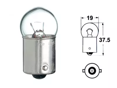 POLTTIMO AUTOLINE 24V 5W BA15S - Yleisosat ja tarvikkeet - 68221 - 1