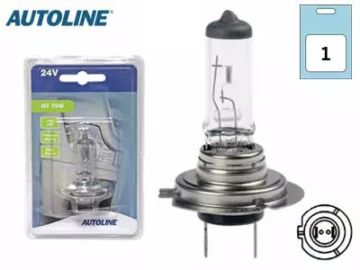 POLTTIMO AUTOLINE 24V H7 70W LONG LIFE BLISTER - Yleisosat ja tarvikkeet - 69251 - 1