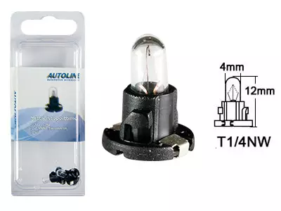 POLTTIMOPARI 12V 1,2W T-1/4NW BLISTER - Yleisosat ja tarvikkeet - 68051 - 1