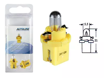 POLTTIMOPARI 24V 1,2W EBS-N BLISTER - Yleisosat ja tarvikkeet - 68281 - 1