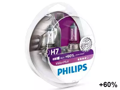 POLTTIMOPARI PHILIPS H7 12V VISION+ BLISTER - Yleisosat ja tarvikkeet - 74171 - 1
