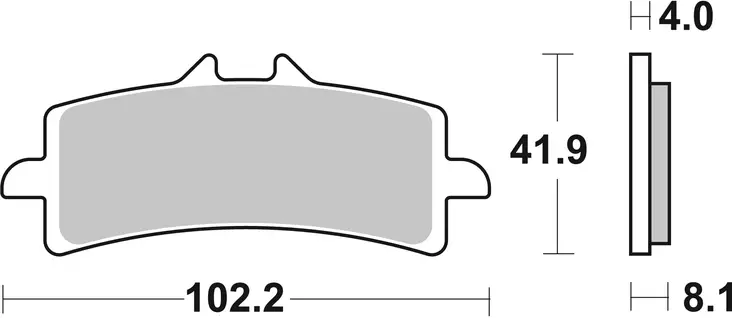 Sbs Jarrupalat Dual Carbon - Moottoripyörän Jarrupalat - 102221 - 1