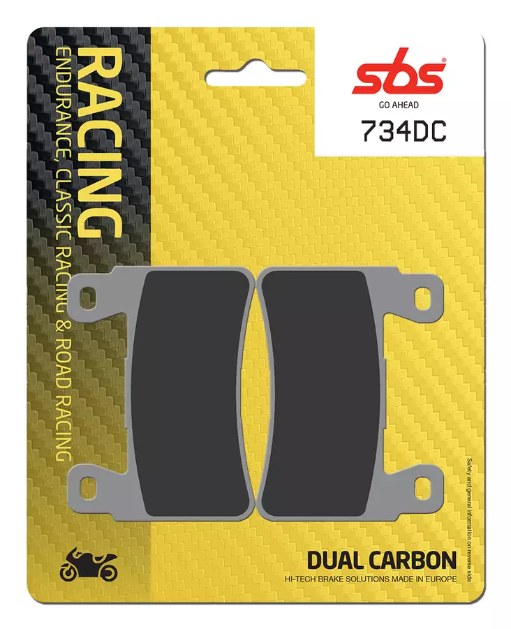 Sbs Jarrupalat Dual Carbon - Moottoripyörän Jarrupalat - 104361 - 1