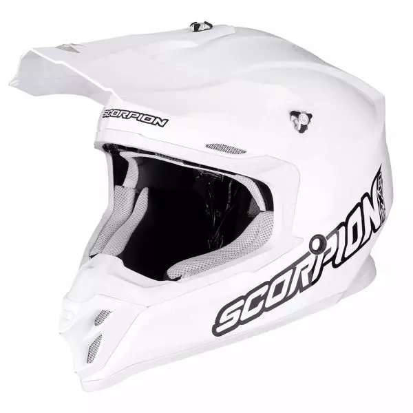 SCORPION Crossikypärä VX-16 EVO AIR Solid valkoinen XS - MP Offroad-kypärät - 107051 - 1