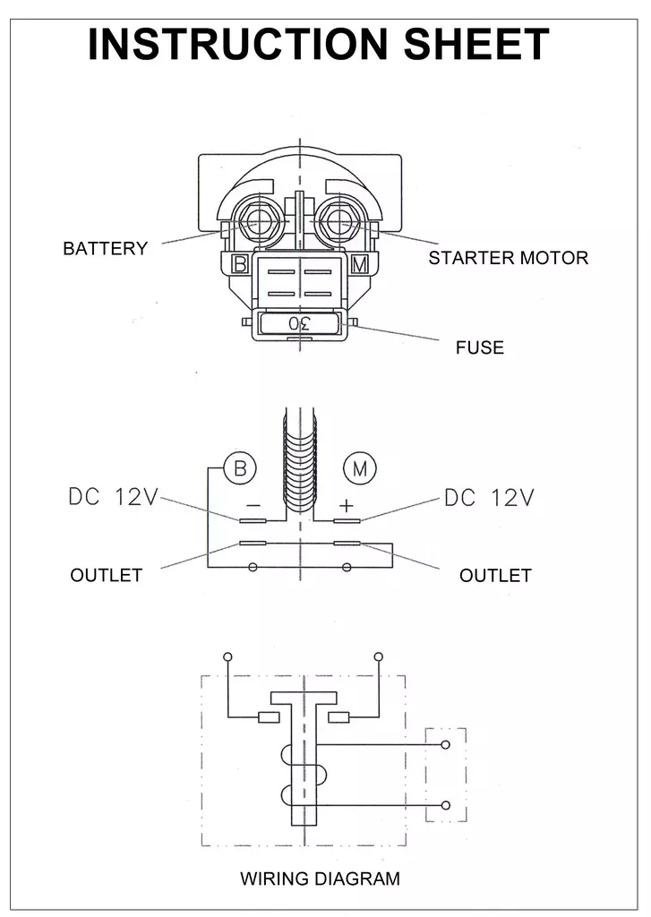 Sixty5 starttirele 12V30A - Yleisosat - Sähköosat - 111181 - 1