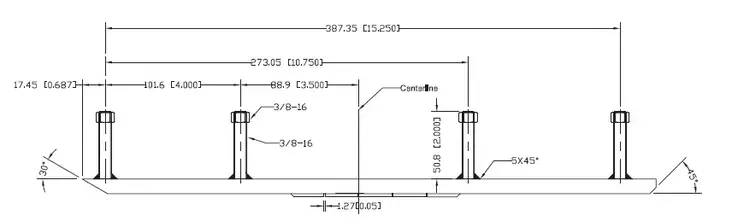 Sno-X Ohjausrauta 5" 90° C&A Pro - Moottorikelkan Ohjausraudat - 96911 - 1