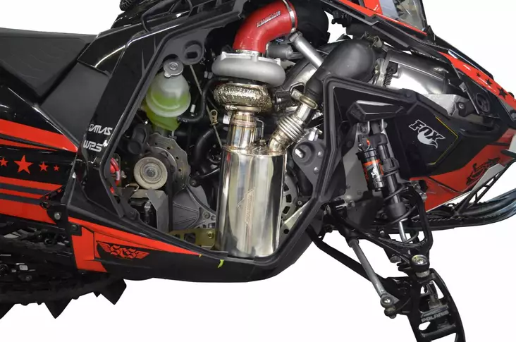 SPI Lightweight Äänenvaimennin Stainless Polaris Matryx Boost 2022- - Moottorikelkan Pakoputket & äänenvaimentimet - 76141 - 1