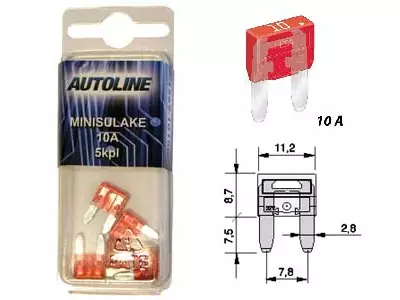 SULAKEBLISTER MINI GM 10A 5-KPL - Yleisosat ja tarvikkeet - 53371 - 1