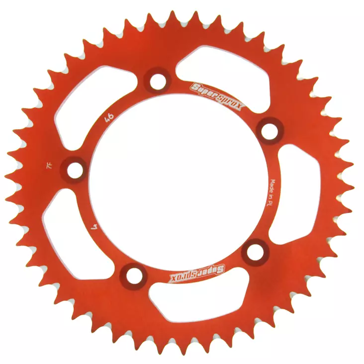 Supersprox Alu Takaratas KTM 60/65SX 97- Oranssi 50 - Moottoripyörän Ketjut & rattaat - 101441 - 1