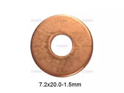 SUUTTIMEN POHJATIIVISTE 7,2X20X1,5MM - Yleisosat ja tarvikkeet - 30121 - 1