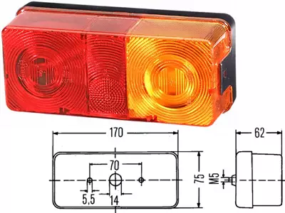 TAKAVALO 170X75MM YLEISMALLI - Yleisosat ja tarvikkeet - 42341 - 1