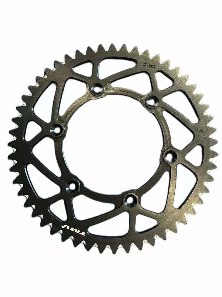 TMV Racing Rear Sprocket Alu CR+F 125/250/450 84-.. Beta 51t Black - Moottoripyörän Ketjut & rattaat - 69351 - 1