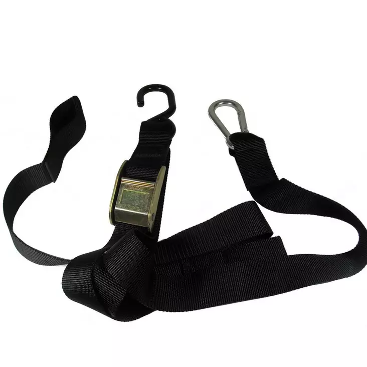 TMV Tiedowns 1,5" With Ass. Loop&coated S-Hook (2pcs)-Black - Yleisosat - Varikko & kuljetus - 95011 - 1