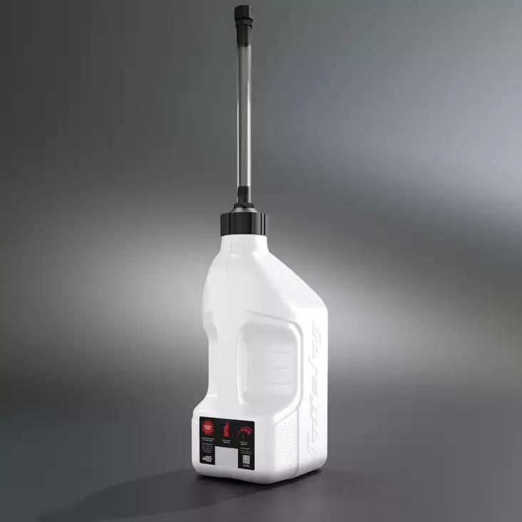 Tuff Jug Kanisteri 10L valkoinen, standard korkki & pikatäyttöletku (GEN 3) - Yleisosat - Polttoainesäiliöt - 81551 - 1