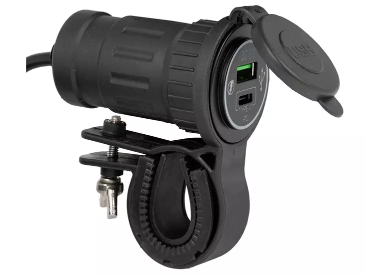 USB-RASIA USB-A + USB-C TANKOKIINNIKKEELÄ - Yleisosat ja tarvikkeet - 46231 - 1