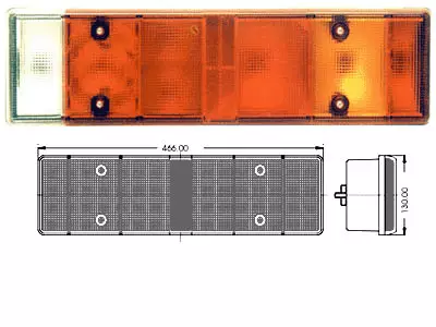 VARAL.7-KAM.LYHTYYN 465MM - Yleisosat ja tarvikkeet - 51221 - 1