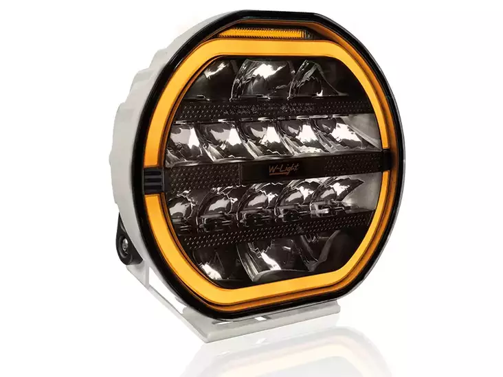 W-LIGHT FURY 9" LED-KAUKOVALO VALKOINEN - Yleisosat ja tarvikkeet - 50971 - 1