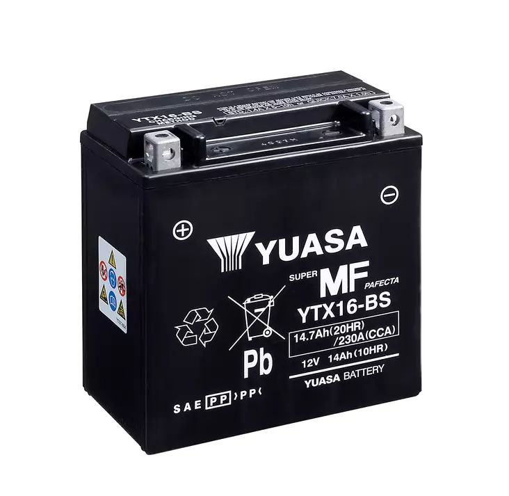 Yuasa akku, YTX16(WC) hapotettu (4) - Yleisosat - Akut - 108371 - 1