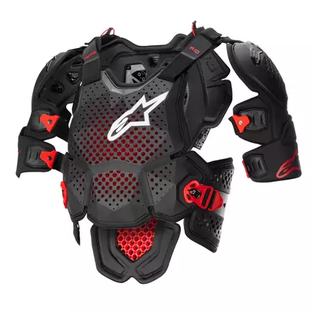Alpinestars Suojaliivi A-10 V2 Full Chest Musta/antrasiitti XS/S - MP Rintasuojat - 83251 - 1