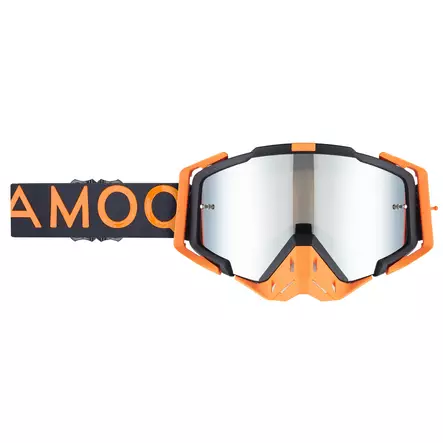 AMOQ Aster Crossilasit Black-Orange - Silver Mirror - ATV Ajolasit - 84801 - 1